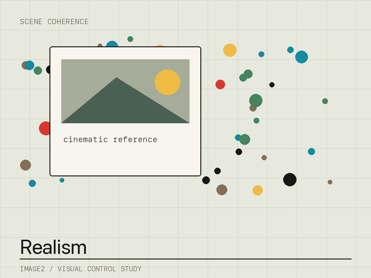 Image2 realism and editorial scene study